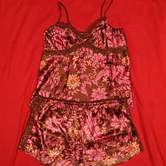 Apt.9 Intimate Floral Lace Trim Sleepwear Set Size Xl - Picture 2 of 5